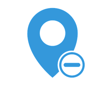 Blue Location Pin Icon