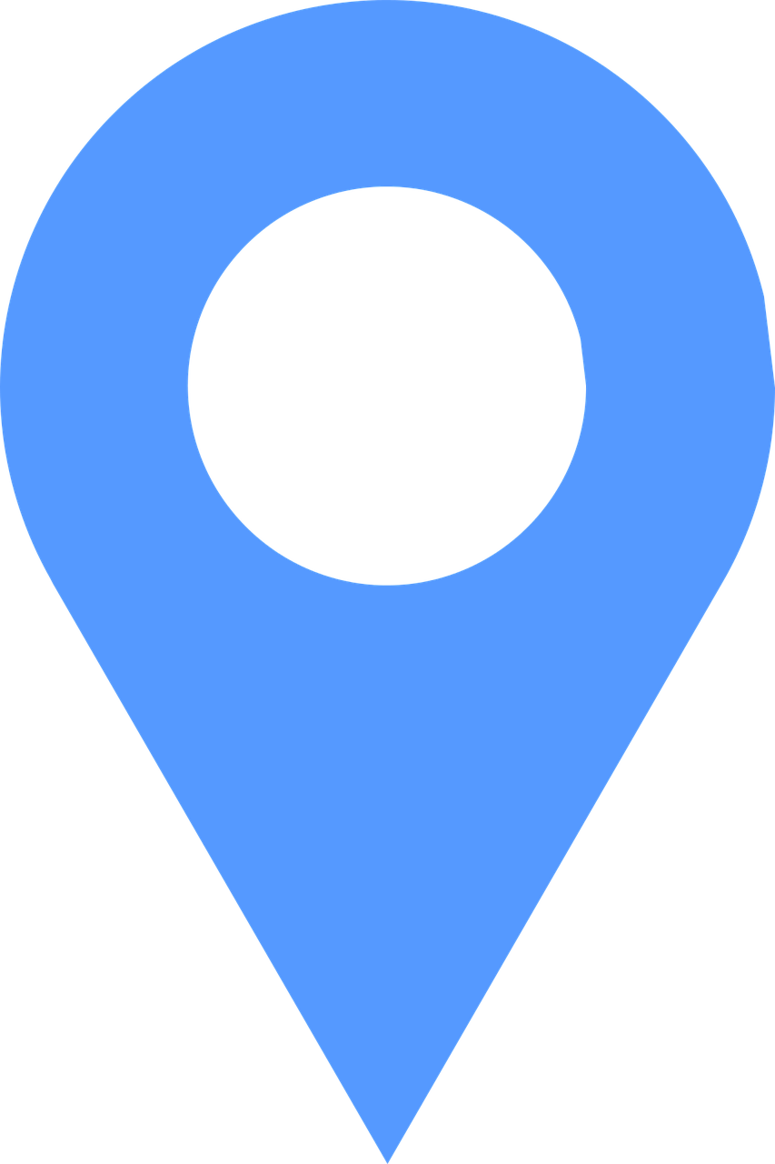 Blue Location Pin Icon