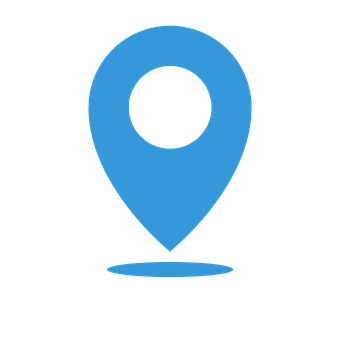 Blue Location Pin Icon