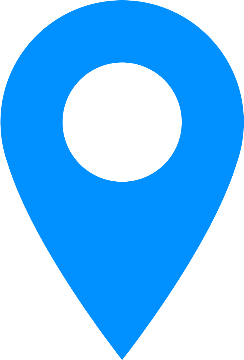 Blue Location Pin Icon