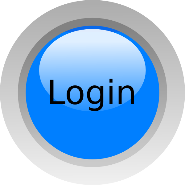 Blue Login Button Graphic