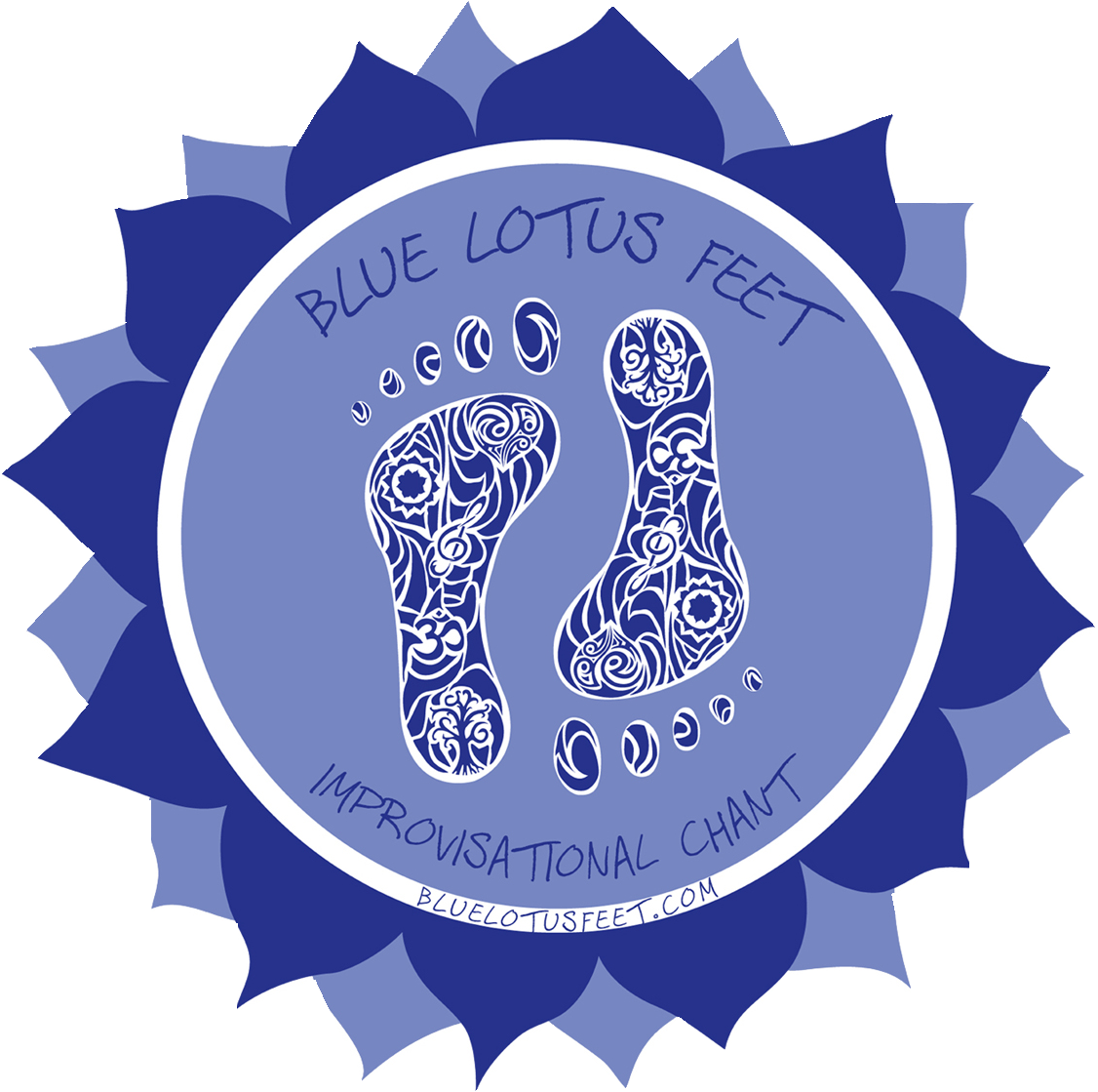 Blue Lotus Feet Logo