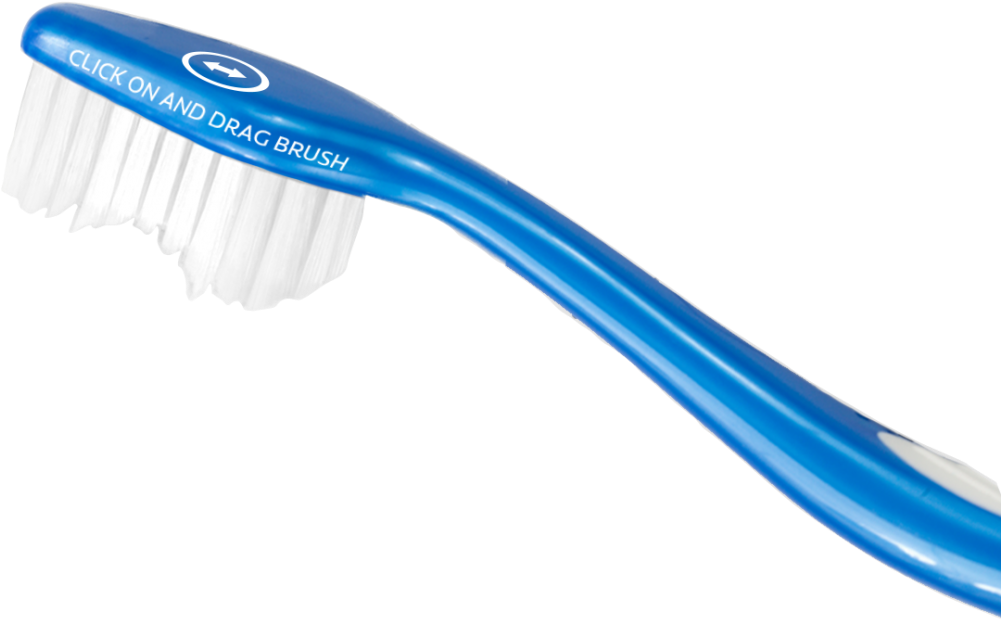 Blue Manual Toothbrush