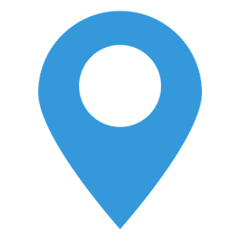 Blue Map Pin Icon