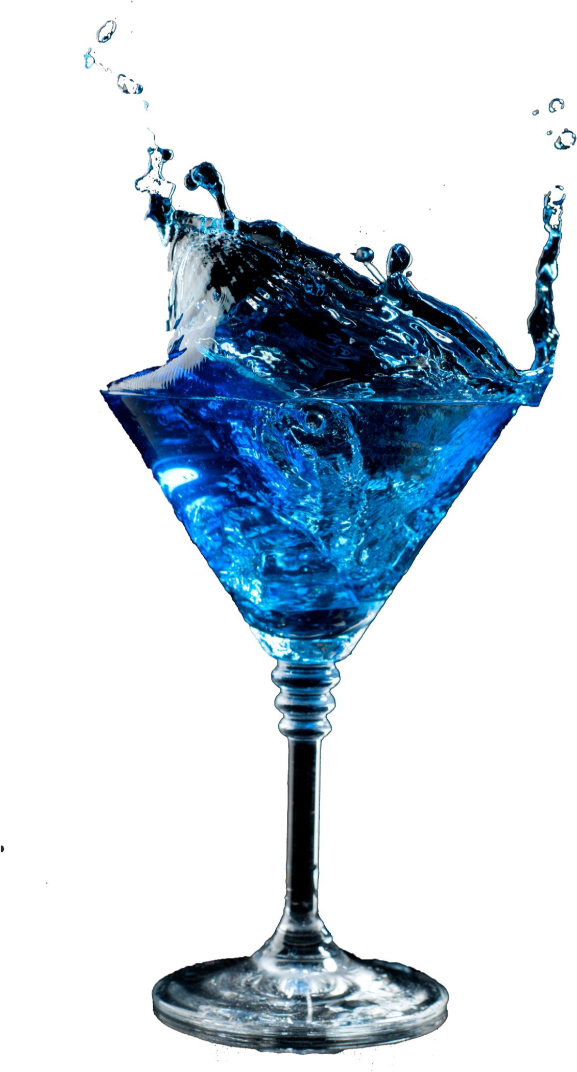 Blue Martini Splash