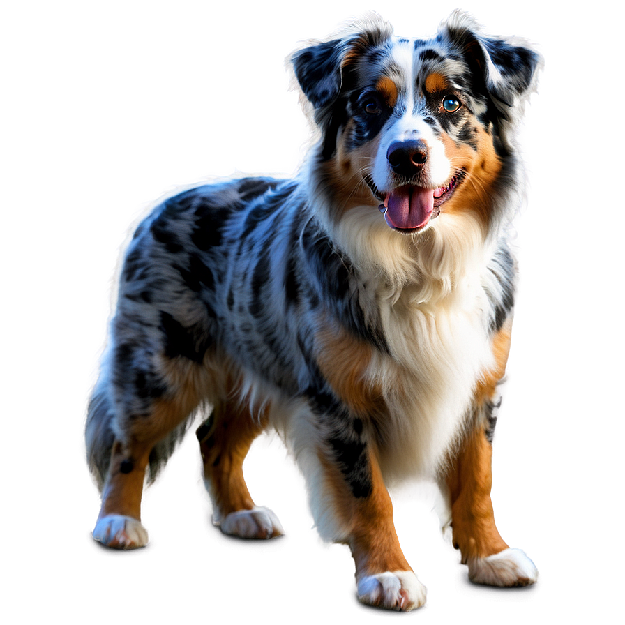 Blue Merle Australian Shepherd Png Vbm76