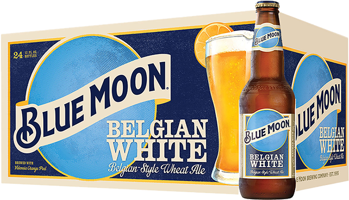 Blue Moon Belgian White Beer Packaging