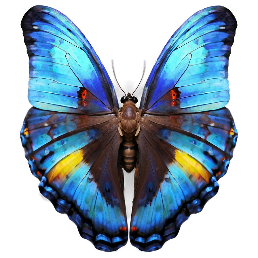 Blue Morpho Butterfly Png Npm9