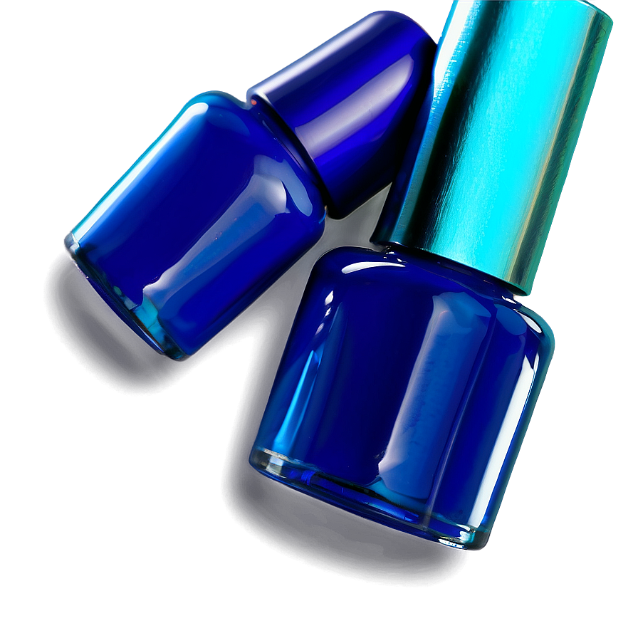 Blue Nail Polish Bottle Png 5