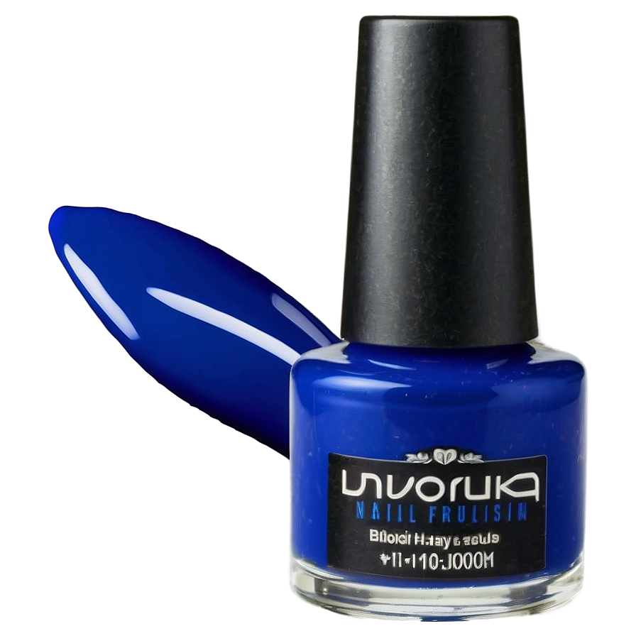 Blue Nail Polish Png Phj34