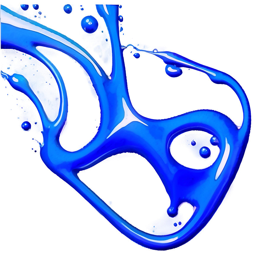 Blue Paint Splash Png 05062024