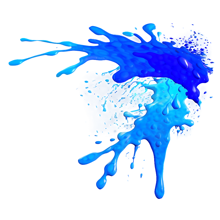 Blue Paint Splatter Png Auk98