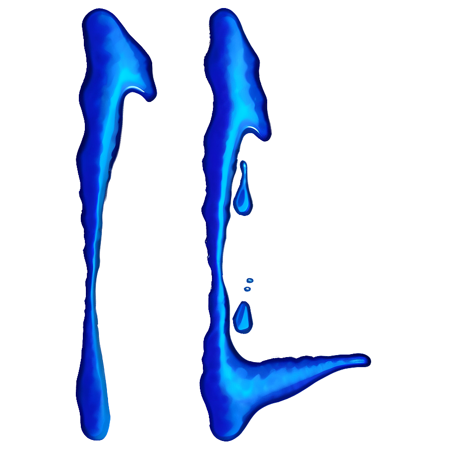 Blue Paint Streak Png 42