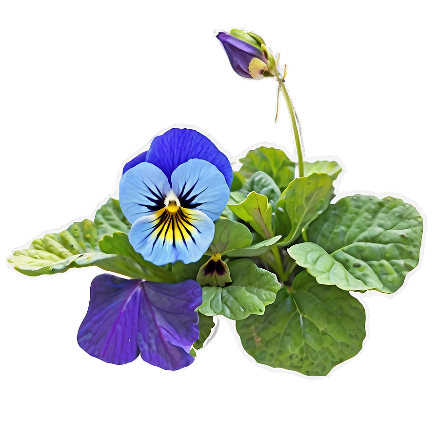 Blue Pansy Png 06232024