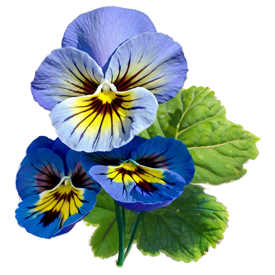 Blue Pansy Png Ntl1