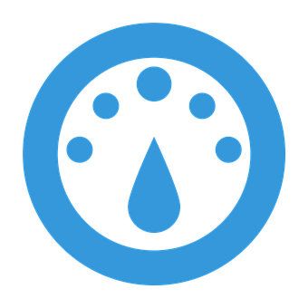 Blue Paw Print Icon