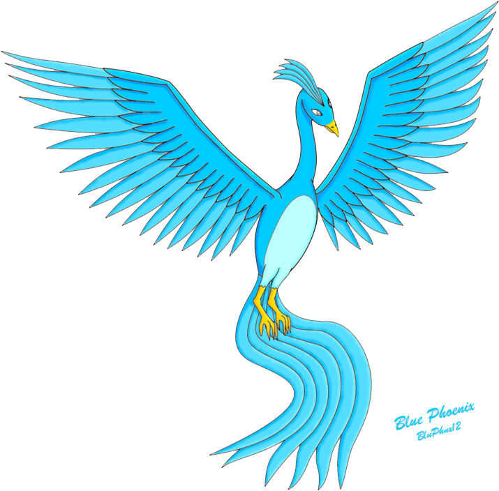 Blue Phoenix Artwork