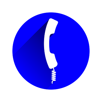 Blue Phone Icon