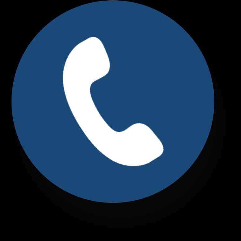 Blue Phone Icon