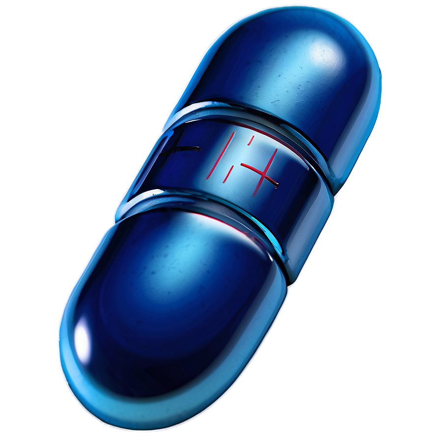 Blue Pill Closeup Png Lqr