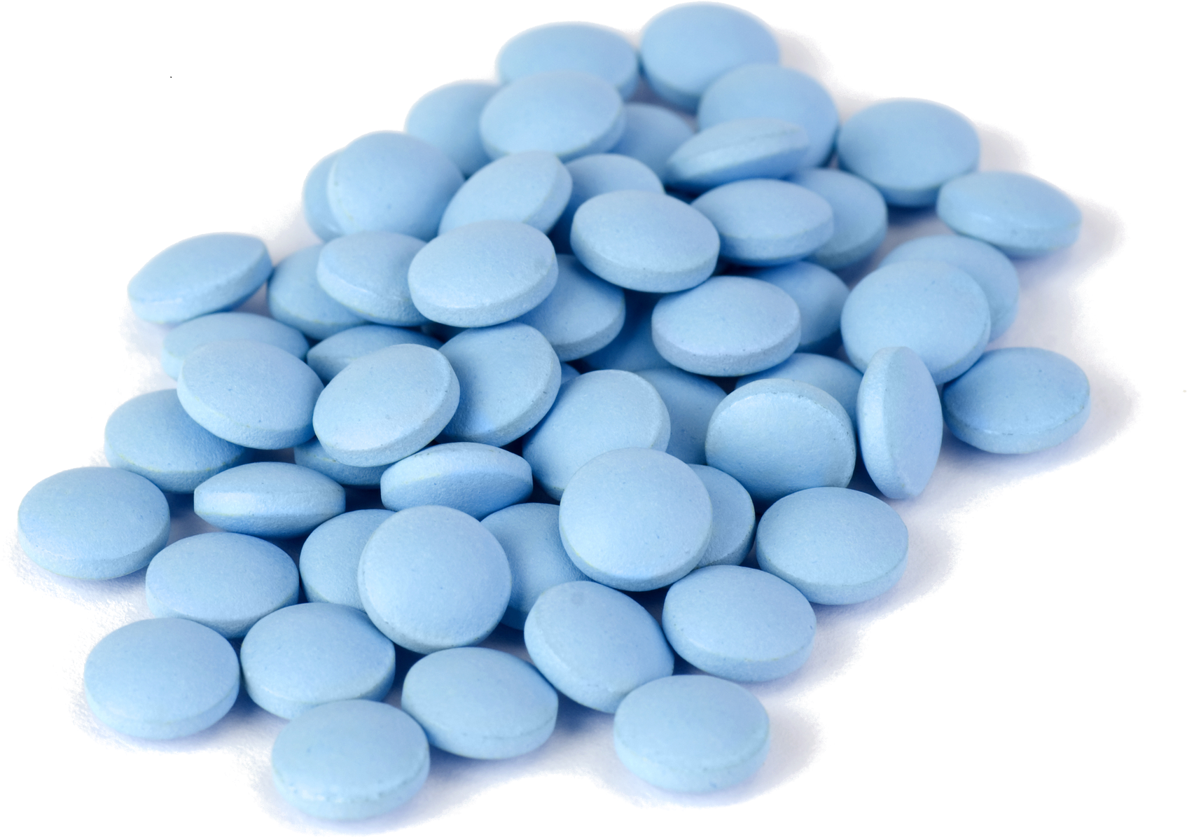 Blue Pills Heap Transparent Background