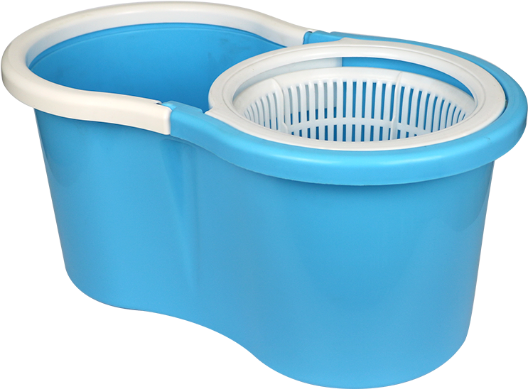 Blue Plastic Mop Bucketwith Wringer