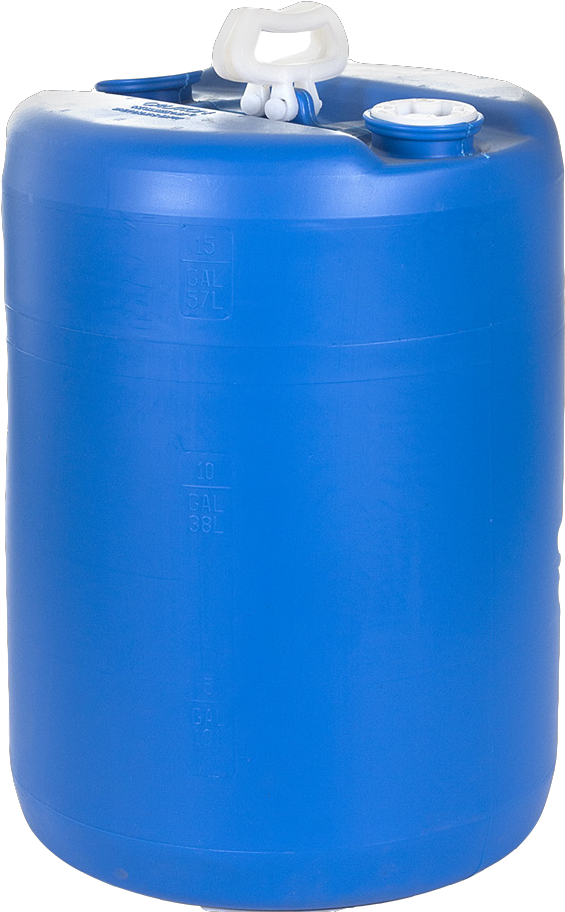 Blue Plastic Water Container