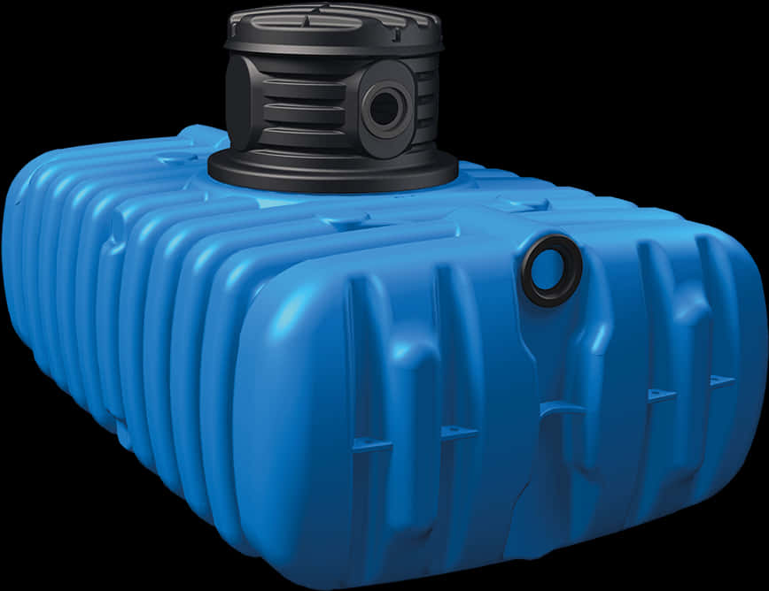 Blue Plastic Water Storage Tank