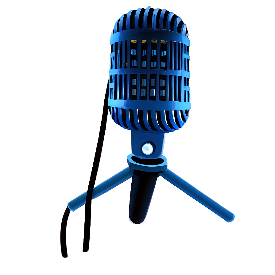 Blue Podcast Microphone Png 45