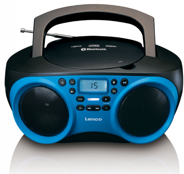 Blue Portable Boombox Radio