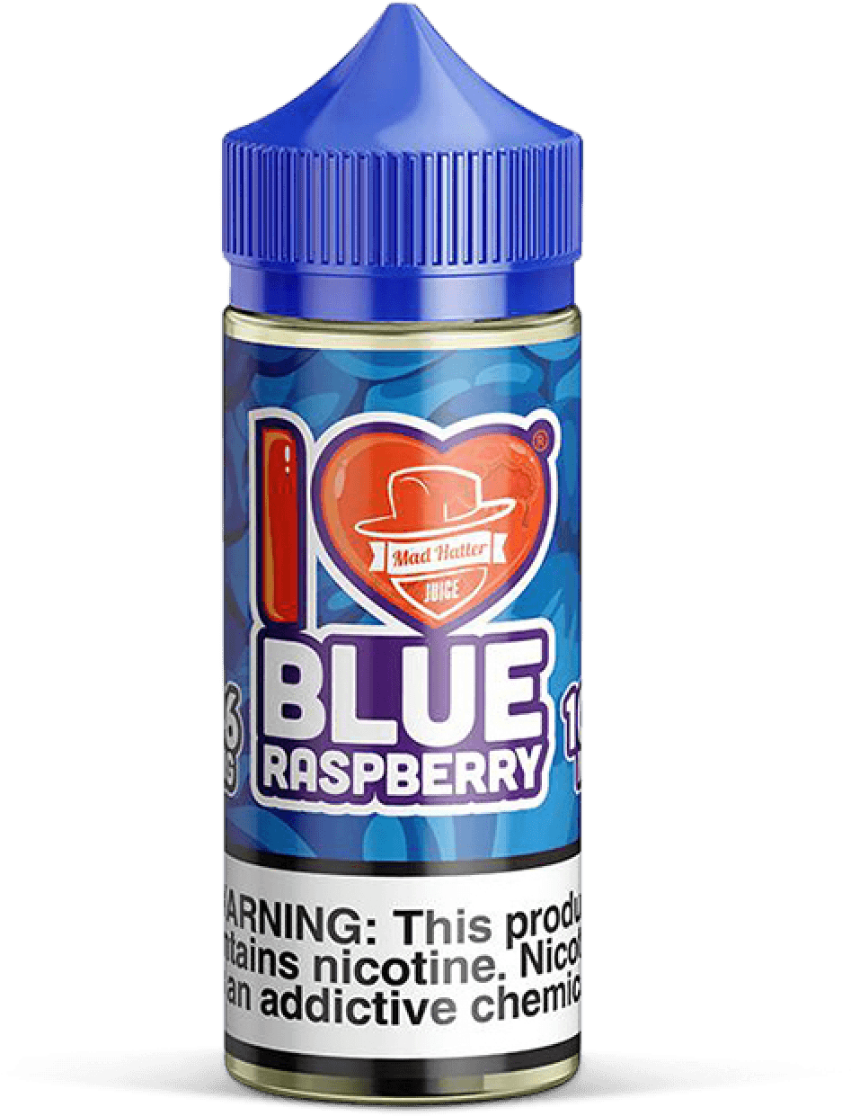 Blue Raspberry Vape Juice Bottle