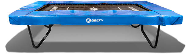 Blue Rectangular Trampoline North Brand