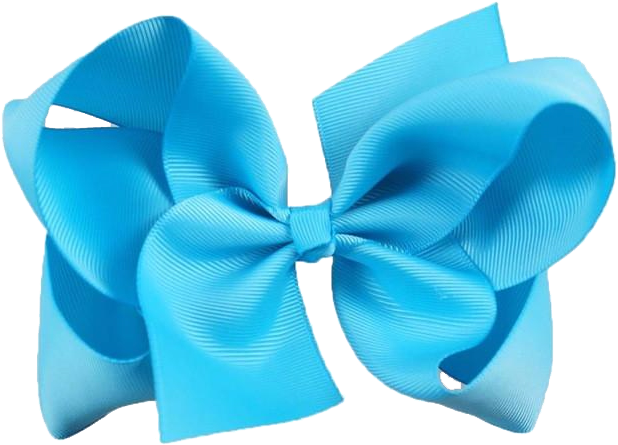 Blue Ribbon Bow Isolated