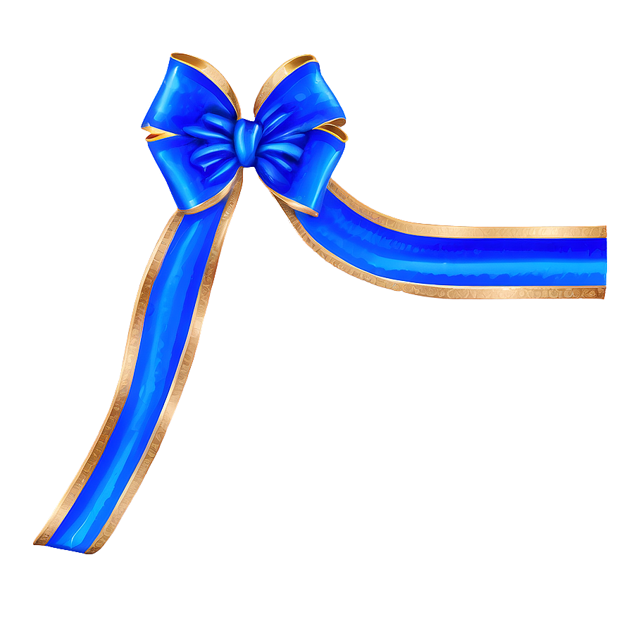 Blue Ribbon Bow Png Gvt