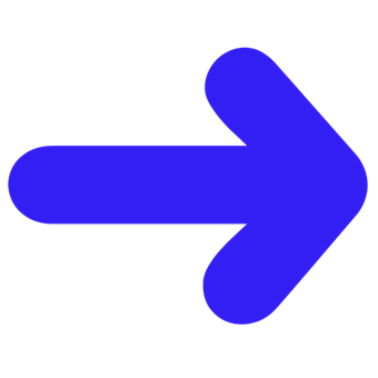 Blue Right Arrow Icon