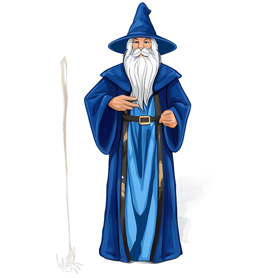 Blue Robe Wizard Png Cvd