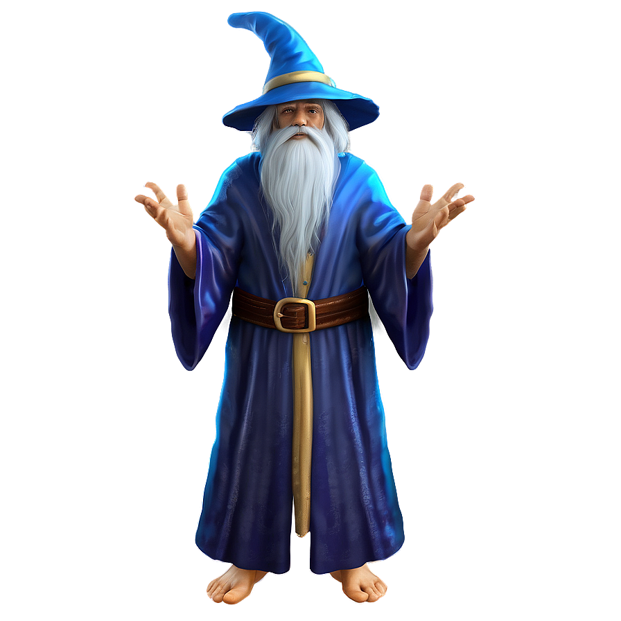 Blue Robe Wizard Png Ofm55