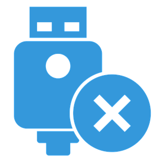 Blue Robot Error Icon