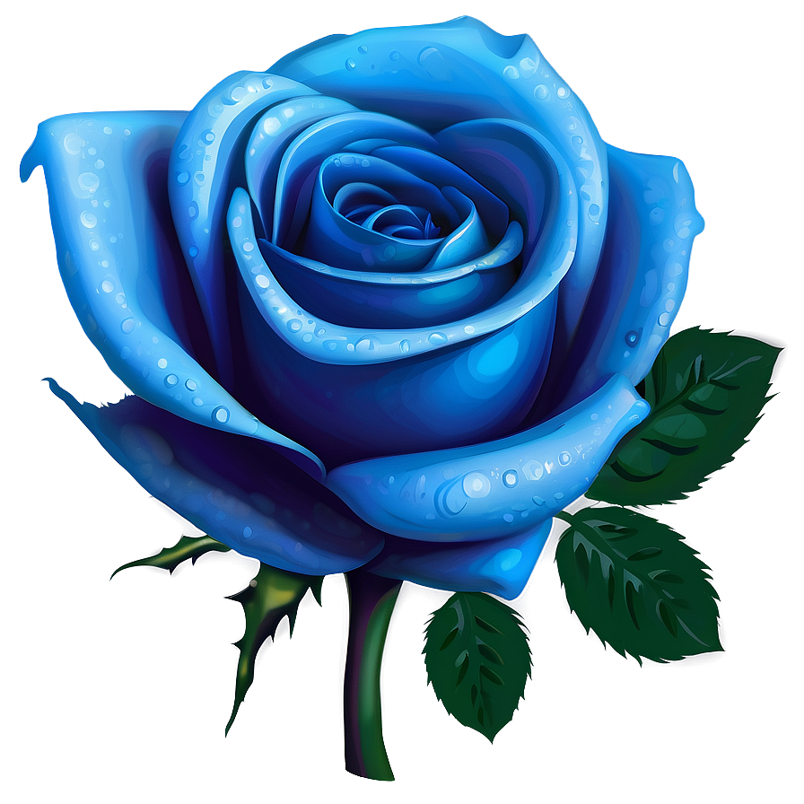 Blue Rose Clipart Png Ant55