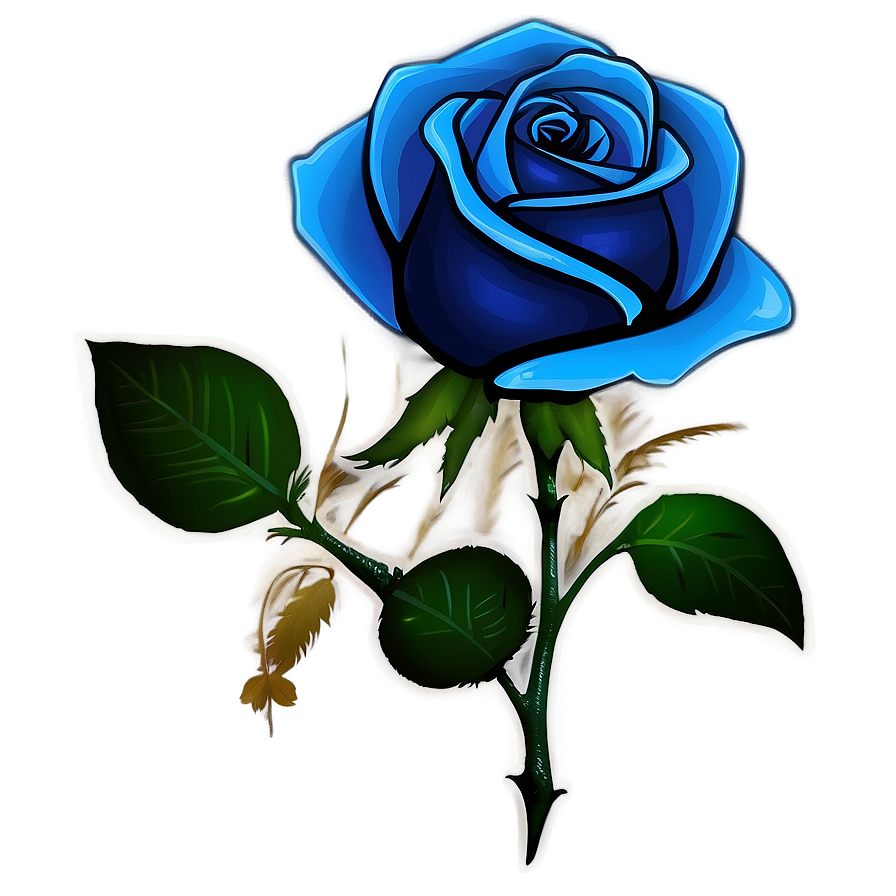 Blue Rose Icon Png 06202024