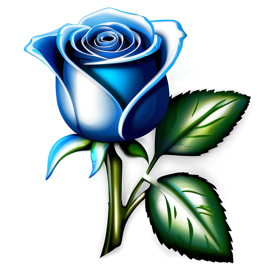 Blue Rose Icon Png Jmn