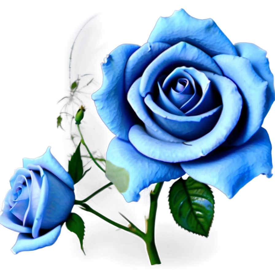 Blue Rose Pattern Png Eyn