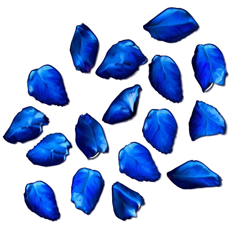 Blue Rose Petals Png 16