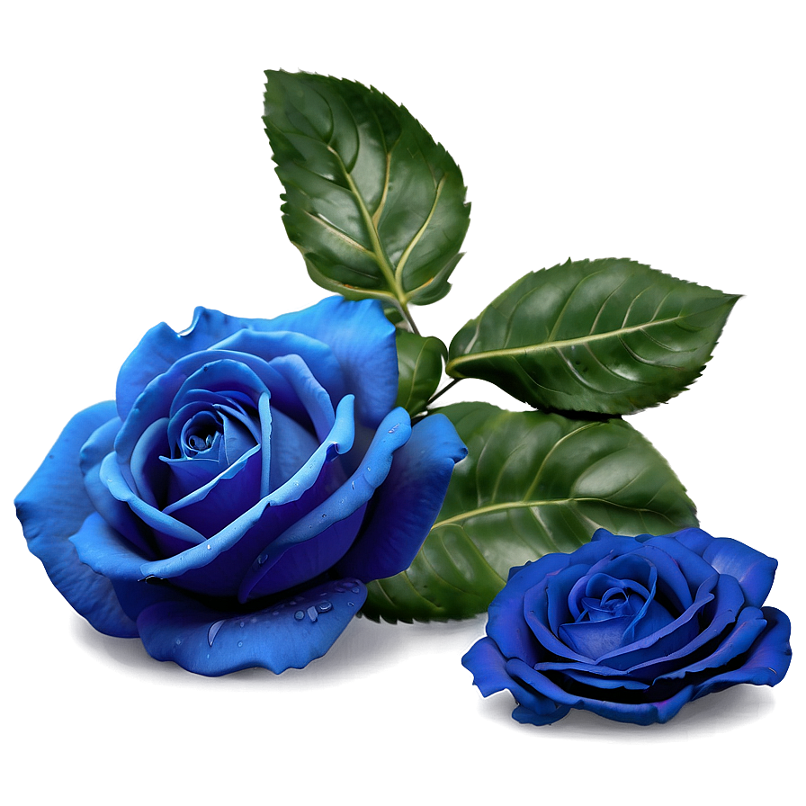 Blue Rose Petals Png 76