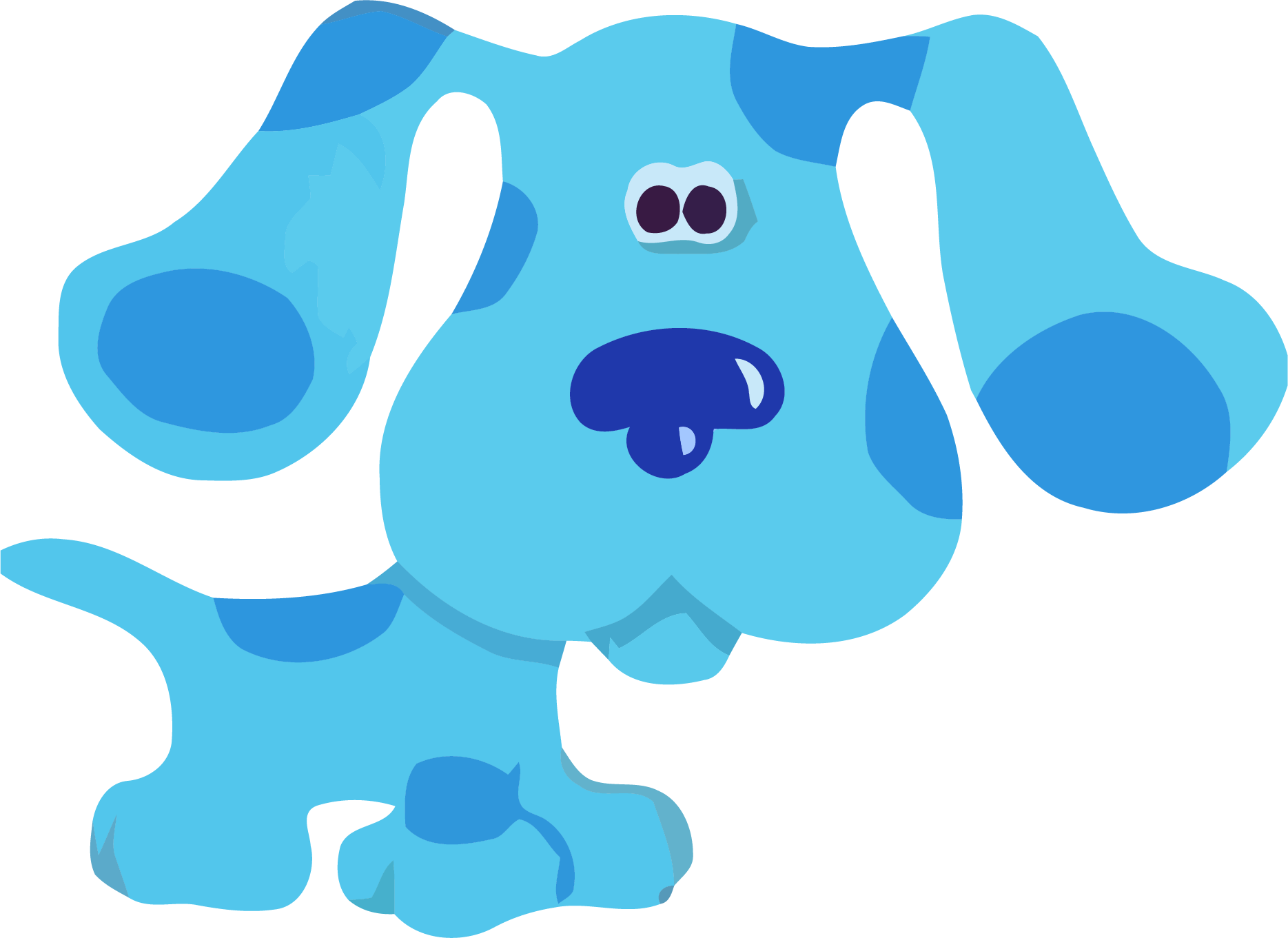 Blue's Clues Blue Cartoon Character