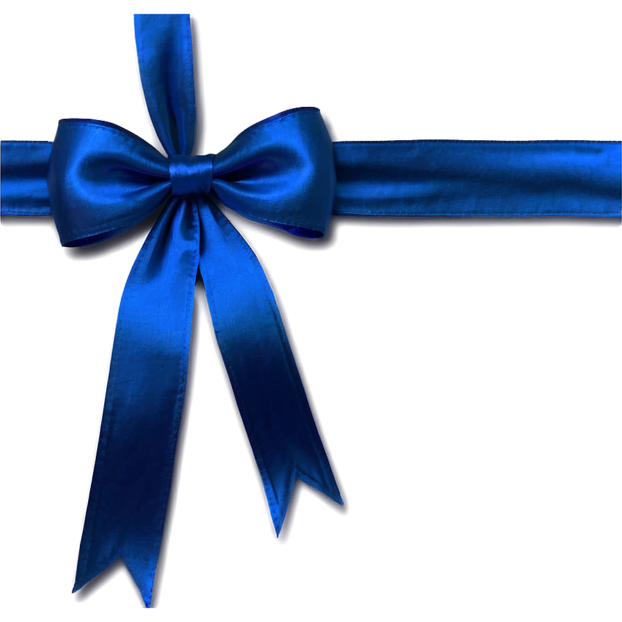 Blue Satin Bow Png Dvu