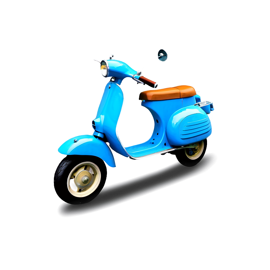 Blue Scooter Png 05242024