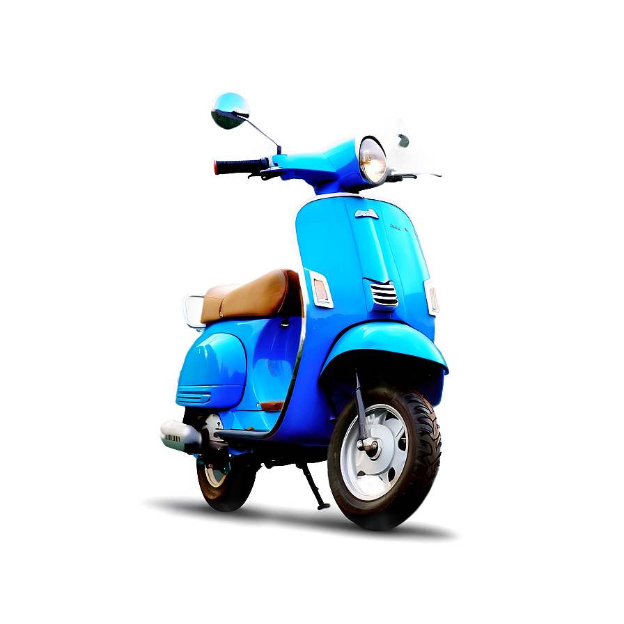 Blue Scooter Png 05242024