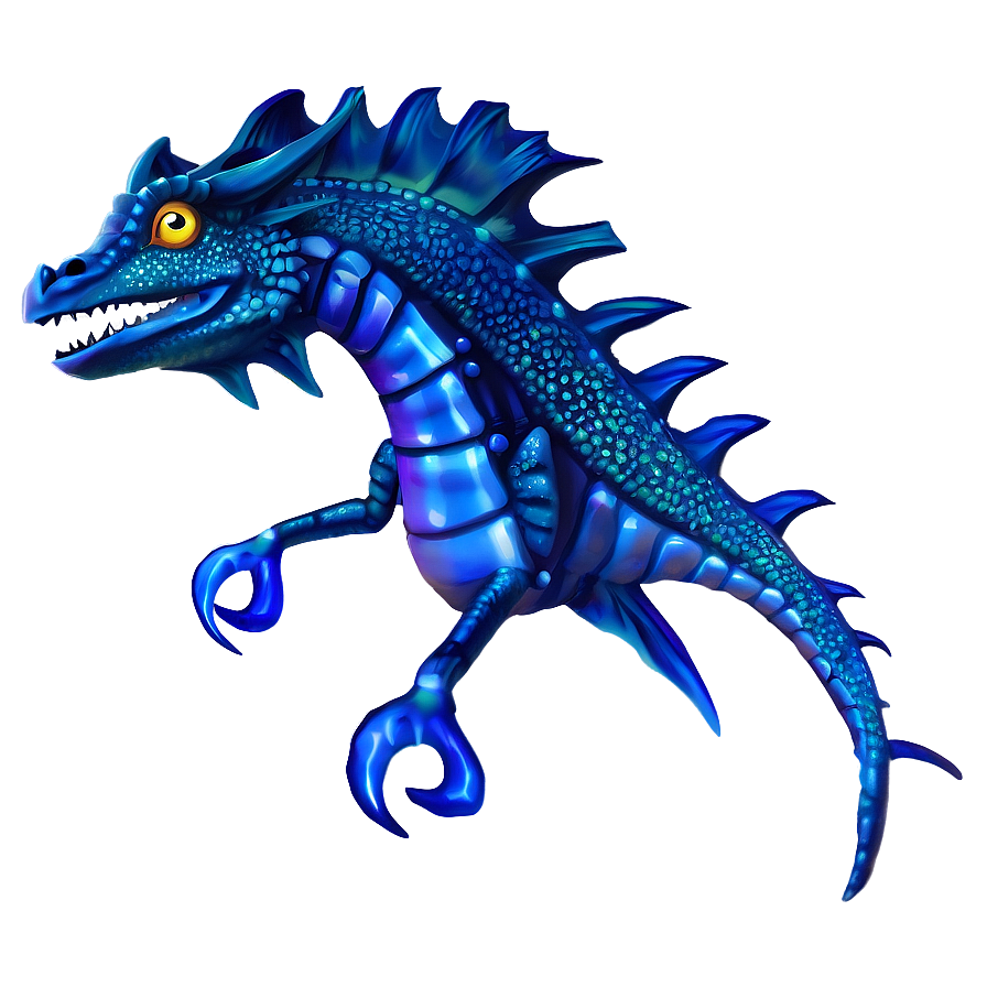 Blue Sea Dragon Png Swo82