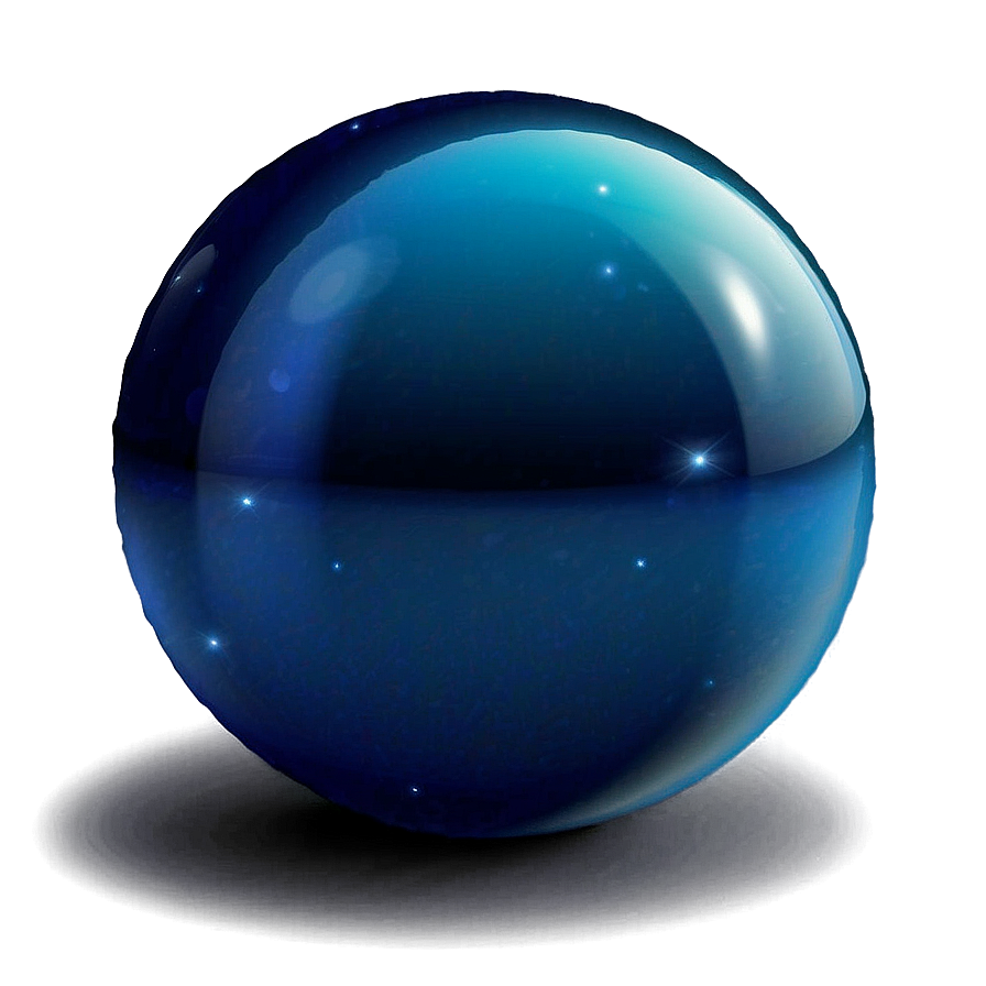 Blue Shiny Sphere Png Ckj